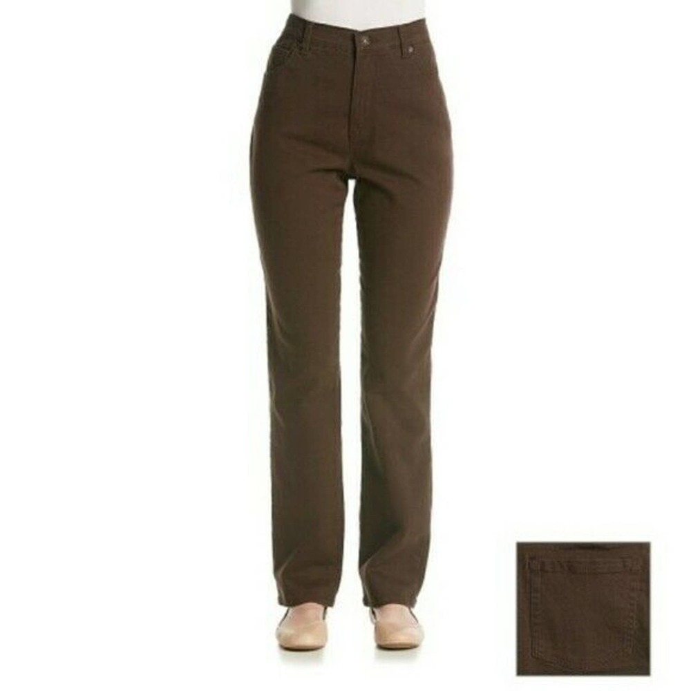 Ladies Amanda Ultra Stretch Denim Jeans Dark Roast